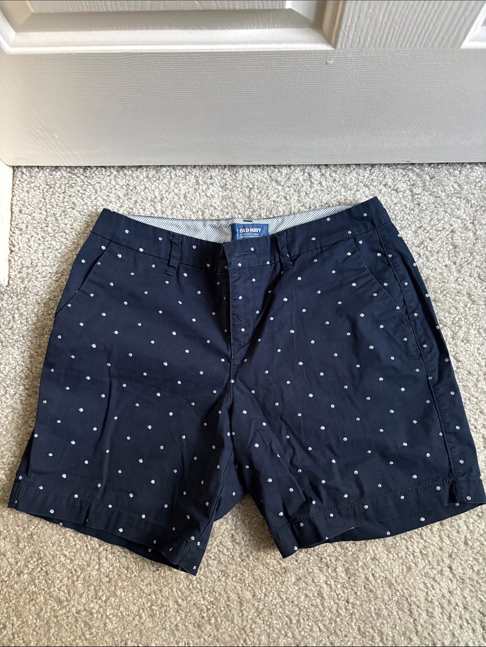 Old Navy Navy Polka Dot Women's Shorts